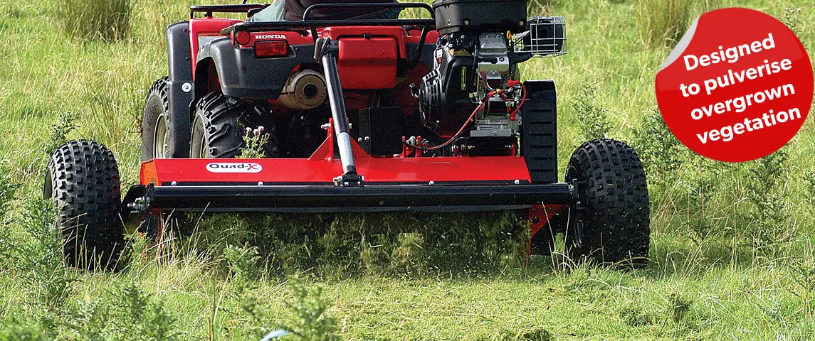Designed to Pulverise Overgrown Vegetation!!